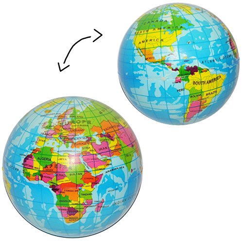 5 Stück Knautschbälle - Erde/Welt/Globus/Blauer Planet - Anti Stressbälle - Softbälle - für Kinder und Erwachsene/lustiger Ball 8 cm - Fitnessba.. 5 Stück Knautschbälle - Erde/Welt/Globus/Blauer Planet - Anti Stressbälle - Softbälle - für Kinder und Erwachsene/lustiger Ball 8 cm - Fitnessba.. von alles-meine.de GmbH