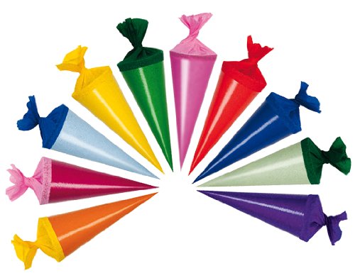 alles-meine.de GmbH 6 STK. Schultüte 4,8 cm - rund - Geschenktüte klein - Dekoration Zuckertüte Deko für Schulanfang Dekotüten - Tischdeko/Tischdekoration - Zuckertüten alles-meine.de GmbH 6 STK. Schultüte 4,8 cm - rund - Geschenktüte klein - Dekoration Zuckertüte Deko für Schulanfang Dekotüten - Tischdeko/Tischdekoration - Zuckertüten von alles-meine.de GmbH