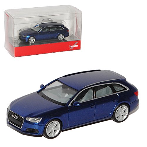 A*U*D*I A4 B9 Avant Kombi Scuba Blau Ab 2015 H0 1/87 Herpa Modell Auto von alles-meine.de GmbH