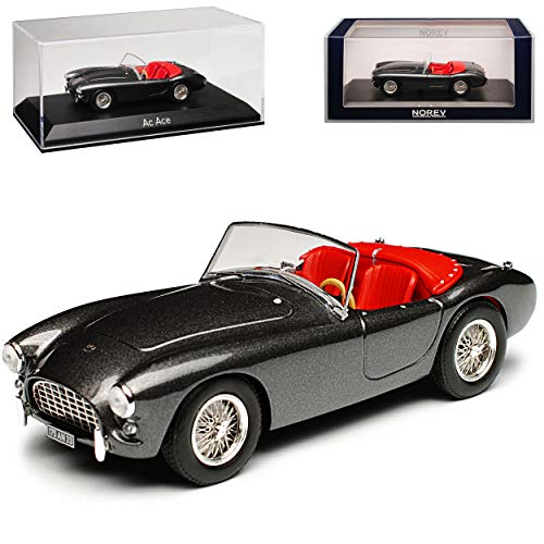 AC ACE Cabrio Grau 1953-1964 1/43 Norev Modell Auto mit individiuellem Wunschkennzeichen AC ACE Cabrio Grau 1953-1964 1/43 Norev Modell Auto mit individiuellem Wunschkennzeichen von alles-meine.de GmbH