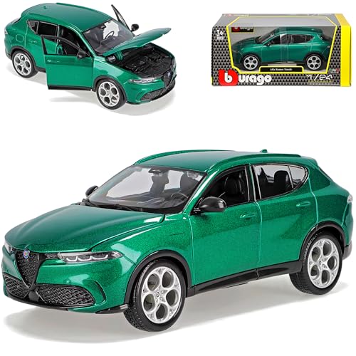 Alfa Romeo Tonale Grün Metallic Ab 2022 1/24 Burago Modell Auto mit individiuellem Wunschkennzeichen Alfa Romeo Tonale Grün Metallic Ab 2022 1/24 Burago Modell Auto mit individiuellem Wunschkennzeichen von alles-meine.de GmbH