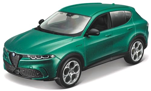 Alfa Romeo Tonale Grün Metallic Ab 2022 1/24 Burago Modell Auto mit individiuellem Wunschkennzeichen von alles-meine.de GmbH