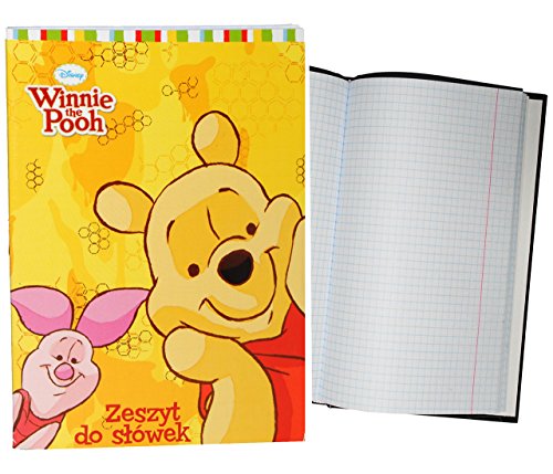 Aufgabenbuch/Muttiheft/Notizbuch - kariert A6 - Disney Winnie The Pooh - Aufgabenheft/Oktavheft/Vokabelheft - z.B. für Geheimnisse - Reisetagebuch.. von alles-meine.de GmbH