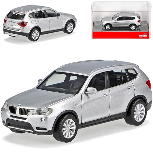 B*M*W X3 F25 Silber Ab 2010 H0 1/87 Herpa Modell Auto mit individiuellem Wunschkennzeichen B*M*W X3 F25 Silber Ab 2010 H0 1/87 Herpa Modell Auto mit individiuellem Wunschkennzeichen von alles-meine.de GmbH