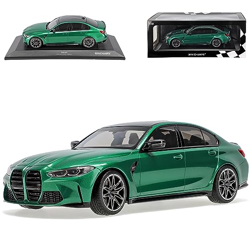alles-meine.de GmbH B*M*W 3er G20 M3 Limousine Grün Metallic Ab 2019 1/18 Minichamps Modell Auto mit individiuellem Wunschkennzeichen von alles-meine.de GmbH