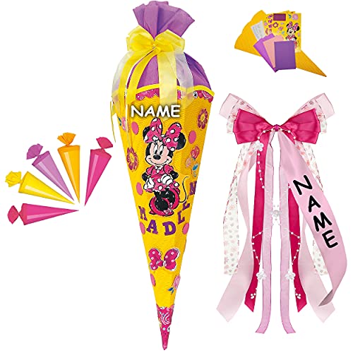 alles-meine.de GmbH BASTELSET Schultüte + 5 kleine Zuckertüten - - Minnie Mouse - inkl. individuelle große Schleife + Name - 85 cm - mit/ohne Kunststoff Spitze - Zuckertüte.. alles-meine.de GmbH BASTELSET Schultüte + 5 kleine Zuckertüten - - Minnie Mouse - inkl. individuelle große Schleife + Name - 85 cm - mit/ohne Kunststoff Spitze - Zuckertüte.. von alles-meine.de GmbH