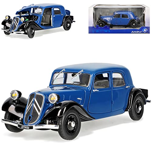 alles-meine.de GmbH Citroen Traction 11CV Blau 1938 1/18 Solido Modell Auto mit individiuellem Wunschkennzeichen alles-meine.de GmbH Citroen Traction 11CV Blau 1938 1/18 Solido Modell Auto mit individiuellem Wunschkennzeichen von alles-meine.de GmbH