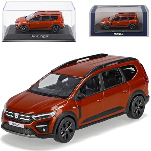Dacia Jogger Terracotta Braun Orange Ab 2021 1/43 Norev Modell Auto mit individiuellem Wunschkennzeichen von alles-meine.de GmbH