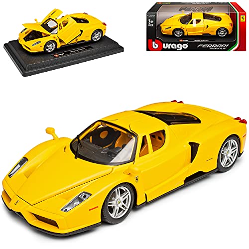 alles-meine.de GmbH Ferrari Enzo Ferrari Coupe Gelb 2002-2004 1/24 Burago Modell Auto mit individiuellem Wunschkennzeichen alles-meine.de GmbH Ferrari Enzo Ferrari Coupe Gelb 2002-2004 1/24 Burago Modell Auto mit individiuellem Wunschkennzeichen von alles-meine.de GmbH