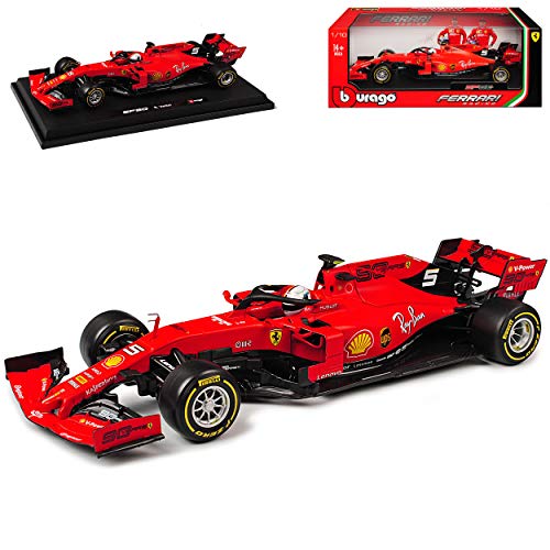 alles-meine.de GmbH Ferrari SF90 Nr 5 Sebastian Vettel Saison 2019 Matt Rot mit Sockel 1/18 Burago Modell Auto mit individiuellem Wunschkennzeichen alles-meine.de GmbH Ferrari SF90 Nr 5 Sebastian Vettel Saison 2019 Matt Rot mit Sockel 1/18 Burago Modell Auto mit individiuellem Wunschkennzeichen von alles-meine.de GmbH