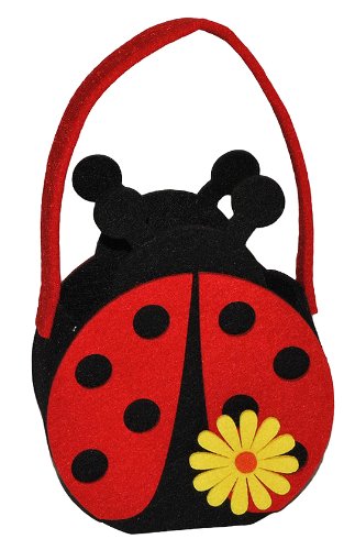 Filztasche/Geschenktasche/Aufbewahrungsbox - Marienkäfer Glückskäfer - Alles Gute groß Punkte Tiere Tier von alles-meine.de GmbH