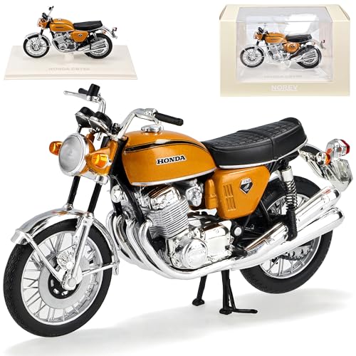 Hond CB750 Four Orange Metallic 1969-1978 1/18 Norev Modell Motorrad mit individiuellem Wunschkennzeichen Hond CB750 Four Orange Metallic 1969-1978 1/18 Norev Modell Motorrad mit individiuellem Wunschkennzeichen von alles-meine.de GmbH