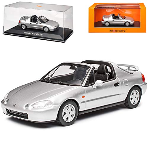 Hond. CR-X Del Sol Typ EH6 Cabrio Silber Metallic 1992-1998 1/43 Minichamps Maxichamps Modell Auto mit individiuellem Wunschkennzeichen Hond. CR-X Del Sol Typ EH6 Cabrio Silber Metallic 1992-1998 1/43 Minichamps Maxichamps Modell Auto mit individiuellem Wunschkennzeichen von alles-meine.de GmbH