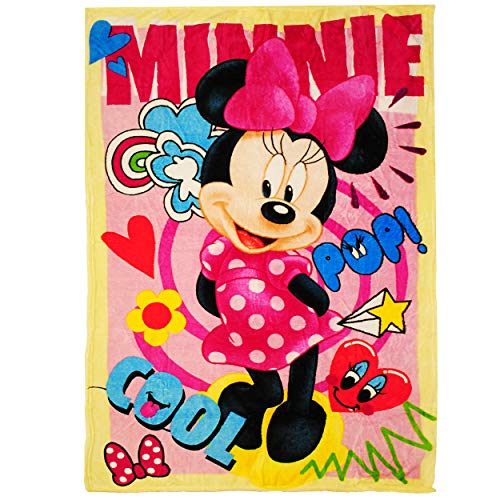 Kuscheldecke/Fleecedecke - Disney - Minnie Mouse - 100 cm * 150 cm - Decke aus Fleece - für Mädchen - Schmusedecke - Winter Sommer Mädchendecke - Baby Kinde.. von alles-meine.de GmbH