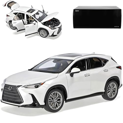 L*e*x*u*s NX 450h+ Sinic Quartz Weiss 2. Generation Ab 2021 1/18 Kyosho Modell Auto mit individiuellem Wunschkennzeichen von alles-meine.de GmbH
