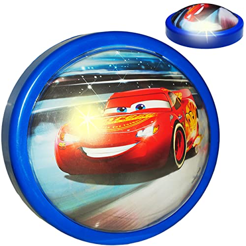 LED Nachtlicht - Disney Auto - Cars/Lightning McQueen - blau - Batterie betrieben - magisches Licht & Schlummerlicht - zum Drücken - Touch - Baby/Wand - S.. von alles-meine.de GmbH