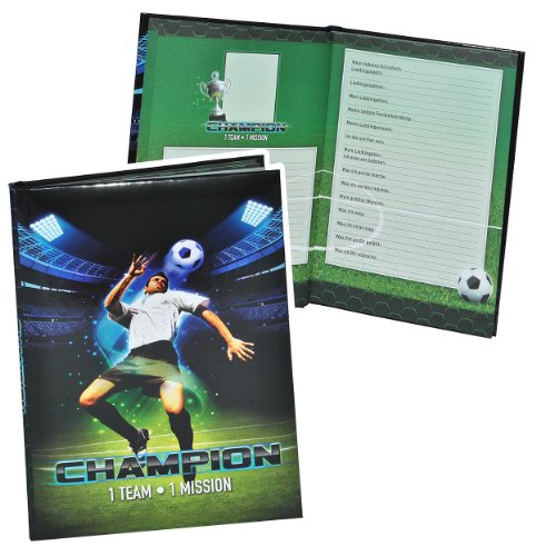 Meine Freunde Buch - Fussball Champion für Jungen - dick gebunden für Schulfreunde Poesie A5 Hardcover - Freundebuch Poesiealbum Kinder Schule Meine Freunde Buch - Fussball Champion für Jungen - dick gebunden für Schulfreunde Poesie A5 Hardcover - Freundebuch Poesiealbum Kinder Schule von alles-meine.de GmbH