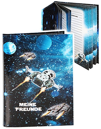 Meine Freunde Buch - Weltraum - Space - Raumschiff - Schule & Kindergarten/Vorschule Kita - dick gebunden - für Schulfreunde Poesie A5 Softcover - Freun.. Meine Freunde Buch - Weltraum - Space - Raumschiff - Schule & Kindergarten/Vorschule Kita - dick gebunden - für Schulfreunde Poesie A5 Softcover - Freun.. von alles-meine.de GmbH