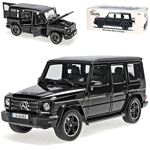 alles-meine.de GmbH Mercedes-B G-Klasse W463 Schwarz Ab Modellpflege 2015 1/18 Kyosho I-Scale Modell Auto mit individiuellem Wunschkennzeichen von alles-meine.de GmbH
