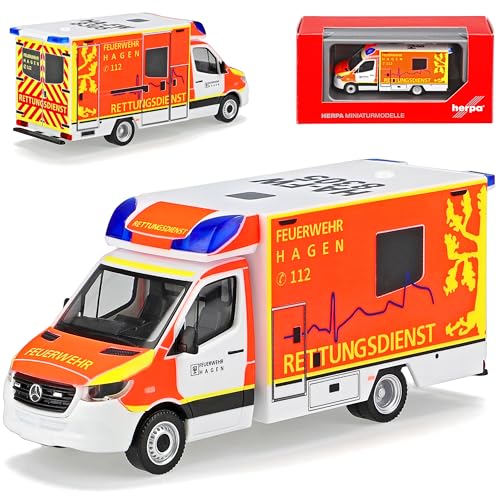 Mercedes-B Sprinter CS30 W907 W910 Transporter Koffer Aufbau RTW Feuerwehr Hagen 3. Generation Ab 2018 H0 1/87 Herpa Modell Auto mit individiuellem Wunschkenn.. Mercedes-B Sprinter CS30 W907 W910 Transporter Koffer Aufbau RTW Feuerwehr Hagen 3. Generation Ab 2018 H0 1/87 Herpa Modell Auto mit individiuellem Wunschkenn.. von alles-meine.de GmbH