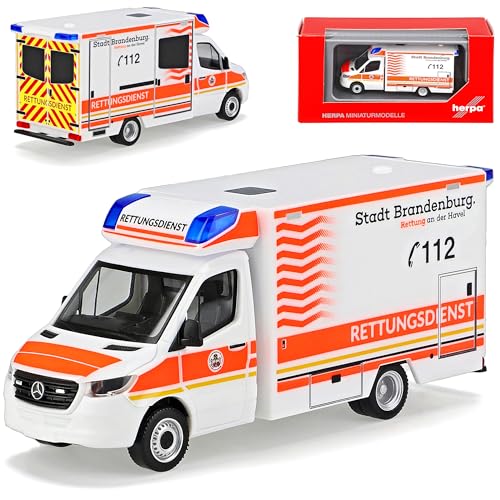 Mercedes-B Sprinter CS30 W907 W910 Transporter Koffer Aufbau RTW Rettungsdienst Brandenburg 3. Generation Ab 2018 H0 1/87 Herpa Modell Auto mit individiuellem.. Mercedes-B Sprinter CS30 W907 W910 Transporter Koffer Aufbau RTW Rettungsdienst Brandenburg 3. Generation Ab 2018 H0 1/87 Herpa Modell Auto mit individiuellem.. von alles-meine.de GmbH