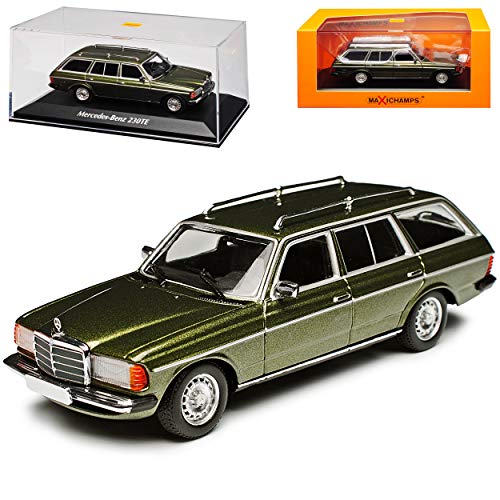 Mercedes-Benz W123 230TE E-Klasse Kombi T-Modell Grün 1975-1986 1/43 Minichamps Maxichamps Modell Auto mit individiuellem Wunschkennzeichen von alles-meine.de GmbH