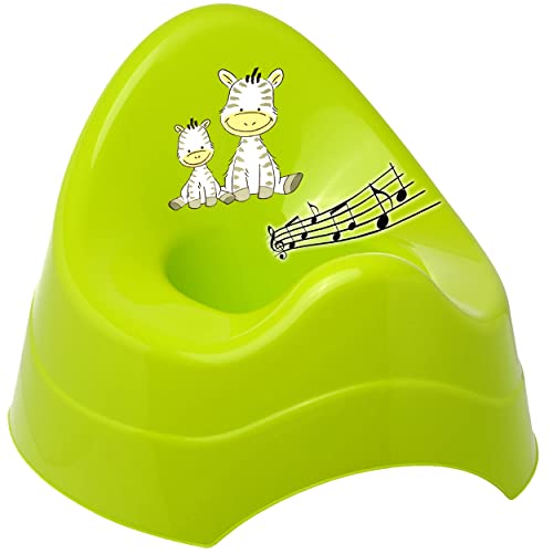 Musik & Sound - Töpfchen/Nachttopf/Babytopf - grün - apfelgrün Tiere - Zebra Bieco - Melody - mit großer Lehne + Spritzschutz - Babytöpfchen/Kindert.. Musik & Sound - Töpfchen/Nachttopf/Babytopf - grün - apfelgrün Tiere - Zebra Bieco - Melody - mit großer Lehne + Spritzschutz - Babytöpfchen/Kindert.. von alles-meine.de GmbH