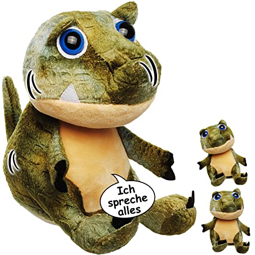 NACH sprechender - Dinosaurier/Dino - Ich spreche Alles nach & bewege Mich dazu - aus Stoff/Plüsch - Plüschtier - mit Sound & Bewegung - spricht & pla.. von alles-meine.de GmbH
