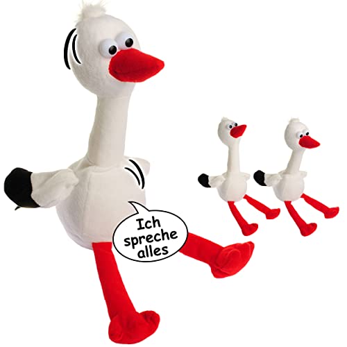 NACH sprechender - Storch/Vogel - Ich spreche Alles nach & bewege Mich dazu - aus Stoff/Plüsch - Plüschtier - mit Sound & Bewegung - spricht & plapper.. NACH sprechender - Storch/Vogel - Ich spreche Alles nach & bewege Mich dazu - aus Stoff/Plüsch - Plüschtier - mit Sound & Bewegung - spricht & plapper.. von alles-meine.de GmbH