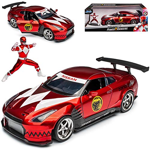 Nisan Skyline GT-R R35 Coupe Mit Figur Rot Red 1/24 Jada Modell Auto mit individiuellem Wunschkennzeichen Nisan Skyline GT-R R35 Coupe Mit Figur Rot Red 1/24 Jada Modell Auto mit individiuellem Wunschkennzeichen von alles-meine.de GmbH
