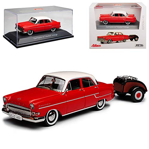 Opel Kapitän mit Anhänger Westfalia 1/43 Schuco Modell Auto mit individiuellem Wunschkennzeichen von alles-meine.de GmbH
