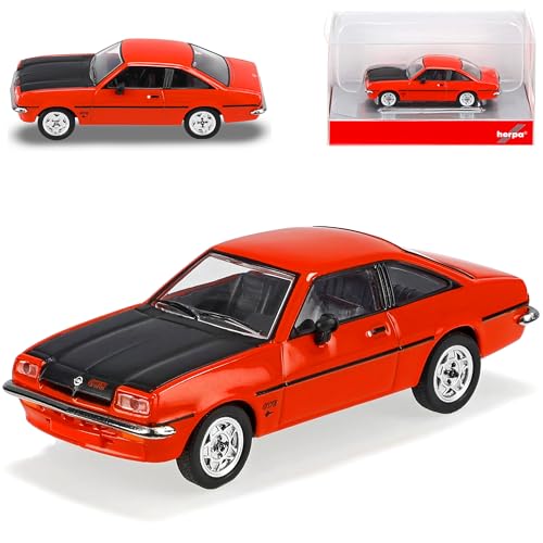 Opel Manta B GT/E Coupe Blut Orange Rot mit Schwarz 1975-1988 H0 1/87 Herpa Modell Auto mit individiuellem Wunschkennzeichen Opel Manta B GT/E Coupe Blut Orange Rot mit Schwarz 1975-1988 H0 1/87 Herpa Modell Auto mit individiuellem Wunschkennzeichen von alles-meine.de GmbH