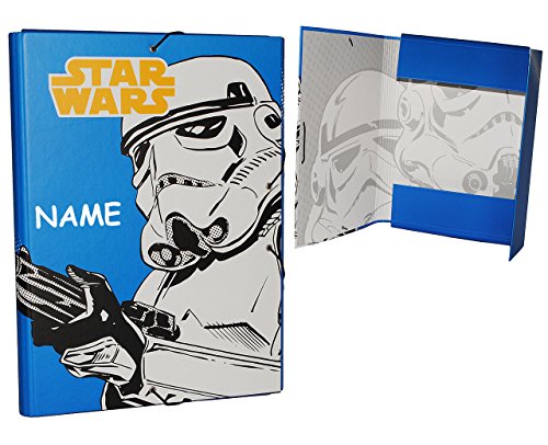 alles-meine.de GmbH Ordner A4 - Star Wars - Stormtrooper Figur incl. Namen - für Hefte, Zettel und Mappen - Gummizugmappe Mappe Ordnermappe/Ordnungsmappe - Hefter Heftbox A 4 K.. alles-meine.de GmbH Ordner A4 - Star Wars - Stormtrooper Figur incl. Namen - für Hefte, Zettel und Mappen - Gummizugmappe Mappe Ordnermappe/Ordnungsmappe - Hefter Heftbox A 4 K.. von alles-meine.de GmbH