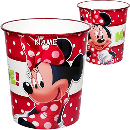 Papierkorb/Behälter - - Minnie Maus - incl. Name - 8 Liter - aus Kunststoff - Spielzeugkorb/Popcornschüssel/Mülleimer Eimer - auch als Blumentopf nu.. Papierkorb/Behälter - - Minnie Maus - incl. Name - 8 Liter - aus Kunststoff - Spielzeugkorb/Popcornschüssel/Mülleimer Eimer - auch als Blumentopf nu.. von alles-meine.de GmbH