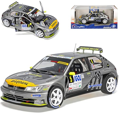 alles-meine.de GmbH Peugeot 306 Maxi Rally Du Mont Blanc 2021 Grau Delecour 1/18 Solido Modell Auto mit individiuellem Wunschkennzeichen alles-meine.de GmbH Peugeot 306 Maxi Rally Du Mont Blanc 2021 Grau Delecour 1/18 Solido Modell Auto mit individiuellem Wunschkennzeichen von alles-meine.de GmbH
