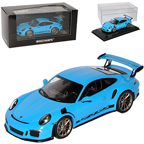 alles-meine.de GmbH Porsch. 911 991 GT3 RS Riviera Blau Ab 2013 1/43 Minichamps Modell Auto mit individiuellem Wunschkennzeichen von alles-meine.de GmbH