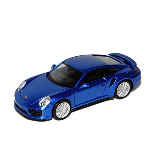 Porsche 911 991 Turbo Blau Modell Ab 2012 Ab Facelift 2015 H0 1/87 Herpa Modell Auto mit individiuellem Wunschkennzeichen von alles-meine.de GmbH