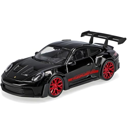 Porsche 911 992 GT3 RS Coupe Schwarz mit Rot Neue Generation Ab 2019 Version Ab 2022 1/43 Norev Modell Auto mit individiuellem Wunschkennzeichen von alles-meine.de GmbH