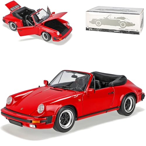 Porsche 911 G-Modell Carrera Cabrio 3.2 Rot 1973-1989 1/18 Minichamps Modell Auto mit individiuellem Wunschkennzeichen Porsche 911 G-Modell Carrera Cabrio 3.2 Rot 1973-1989 1/18 Minichamps Modell Auto mit individiuellem Wunschkennzeichen von alles-meine.de GmbH