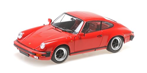 Porsche 911 G-Modell Carrera Coupe 3.2 Rot 1973-1989 1/18 Minichamps Modell Auto mit individiuellem Wunschkennzeichen von alles-meine.de GmbH