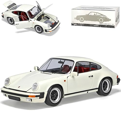 Porsche 911 G-Modell Carrera Coupe 3.2 Weiss 1973-1989 1/18 Minichamps Modell Auto mit individiuellem Wunschkennzeichen von alles-meine.de GmbH