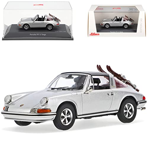 Porsche 911 S Urmodell Cabrio Silber mit Skier 1963-1973 1/43 Schuco Modell Auto mit individiuellem Wunschkennzeichen von alles-meine.de GmbH