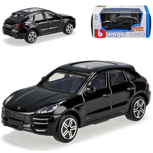 alles-meine.de GmbH Porsche Macan Turbo Schwarz Ab 2014 1/43 Burago Modell Auto mit individiuellem Wunschkennzeichen alles-meine.de GmbH Porsche Macan Turbo Schwarz Ab 2014 1/43 Burago Modell Auto mit individiuellem Wunschkennzeichen von alles-meine.de GmbH