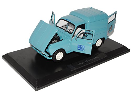 Renautl 4 Fourgonnette Blau Transporter 1965 EDF GDF 1/18 Norev Modell Auto mit individiuellem Wunschkennzeichen von alles-meine.de GmbH