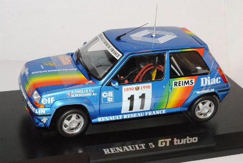 Renautl 5 GT Turbo Rally Monte Carlo 1990 Oreille Roissard 1/18 Norev Modell Auto mit individiuellem Wunschkennzeichen von alles-meine.de GmbH