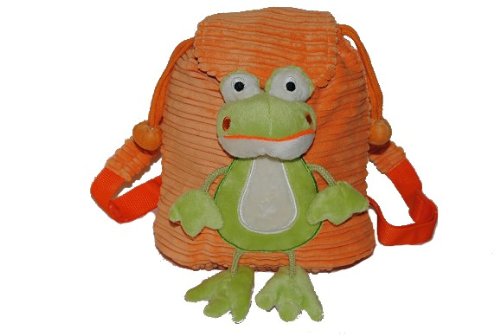 Rucksack Plüsch - Kinderrucksack Frosch - orange Froschrucksack - Frösche/Kindergarten & Vorschule - Kleinkinder Rucksack Plüsch - Kinderrucksack Frosch - orange Froschrucksack - Frösche/Kindergarten & Vorschule - Kleinkinder von alles-meine.de GmbH