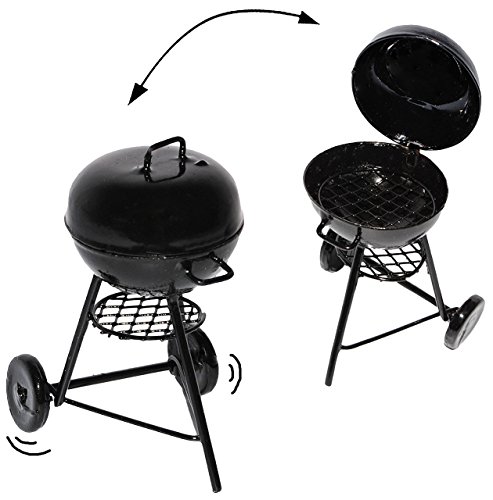 alles-meine.de GmbH Rund Grill/Kugelgrill mit Deckel - Miniatur aus Metall/Maßstab 1:12 - Diorama - Barbecue BBQ - Garten Grillen - Kochen - Fleisch braten Küche - Zubehör Pu.. alles-meine.de GmbH Rund Grill/Kugelgrill mit Deckel - Miniatur aus Metall/Maßstab 1:12 - Diorama - Barbecue BBQ - Garten Grillen - Kochen - Fleisch braten Küche - Zubehör Pu.. von alles-meine.de GmbH