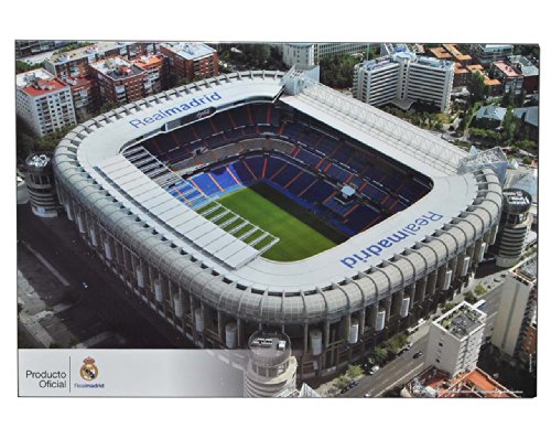 alles-meine.de GmbH Schreibtischunterlage Real Madrid/Stadion Estadio Santiago Bernabeu - 50 cm * 36 cm - PVC Unterlage/Knetunterlage/Schreibunterlage/Tischunterlage - fü.. von alles-meine.de GmbH