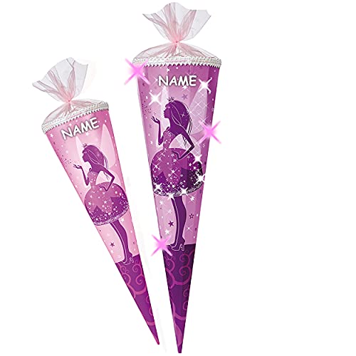 Schultüte - 35-100 cm - Größe wählbar - Elfenkönigin - Fee Schmetterling - 12 eckig - incl. Name - Organza - Tüllabschluß - Zuckertüte - Nestler - Mädchen -.. Schultüte - 35-100 cm - Größe wählbar - Elfenkönigin - Fee Schmetterling - 12 eckig - incl. Name - Organza - Tüllabschluß - Zuckertüte - Nestler - Mädchen -.. von alles-meine.de GmbH