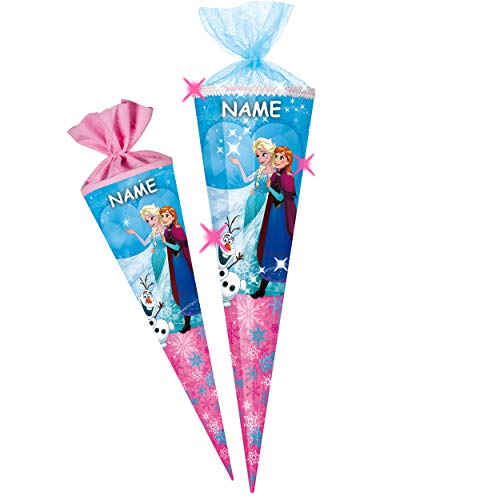 Schultüte - die Eiskönigin - Frozen - 100 cm - 12 eckig - incl. Name - Organza Abschluß - Zuckertüte - mit/ohne Kunststoff Spitze - Nestler - Mädchen - .. Schultüte - die Eiskönigin - Frozen - 100 cm - 12 eckig - incl. Name - Organza Abschluß - Zuckertüte - mit/ohne Kunststoff Spitze - Nestler - Mädchen - .. von alles-meine.de GmbH